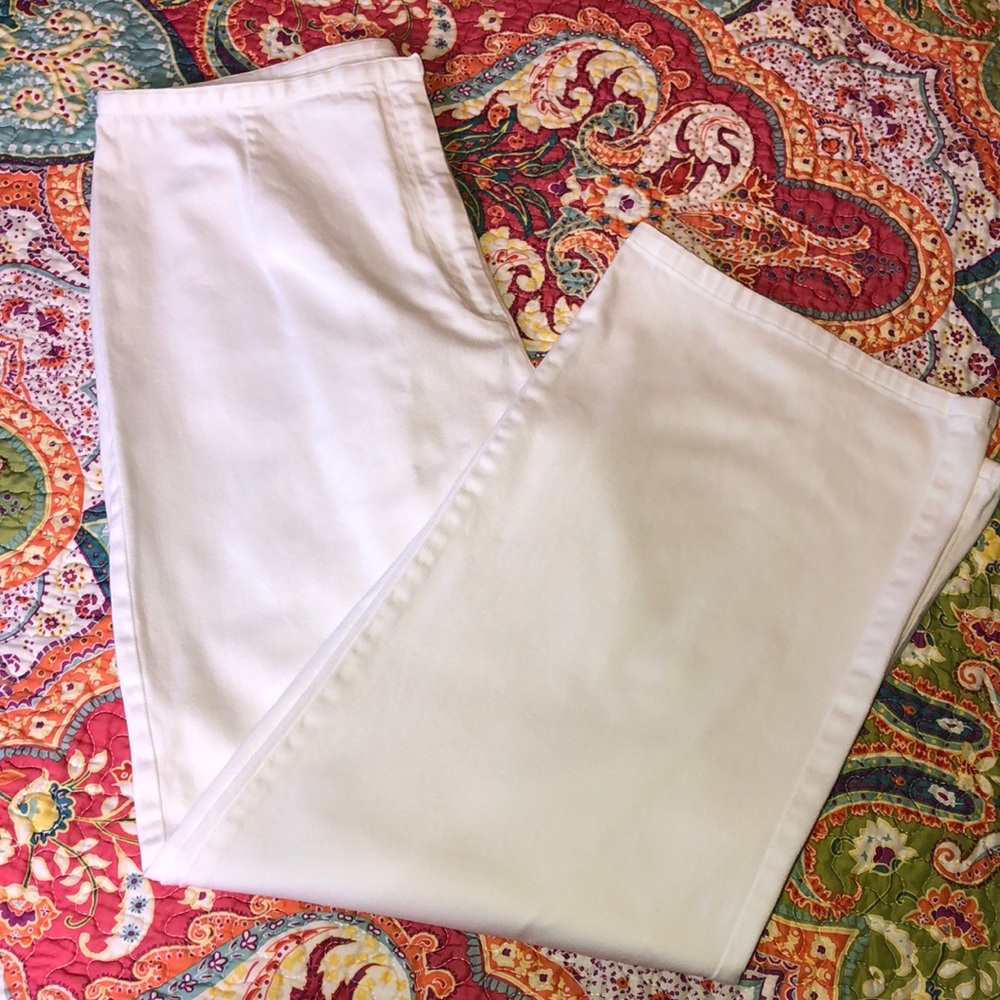 Talbots White Slacks